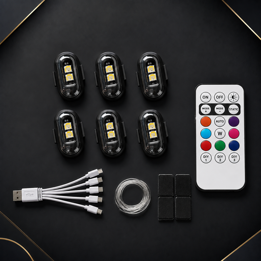 Tamashi Aura™ 6-Piece RGB Interior Lighting Kit Rechargeable